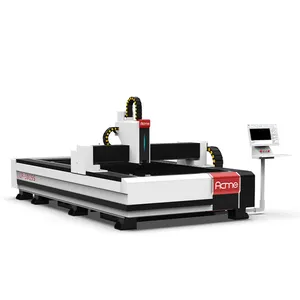 3M X 1,5 M 3KW MAX FASER LASER SCHNEID MASCHINE MIT EINEM BETT