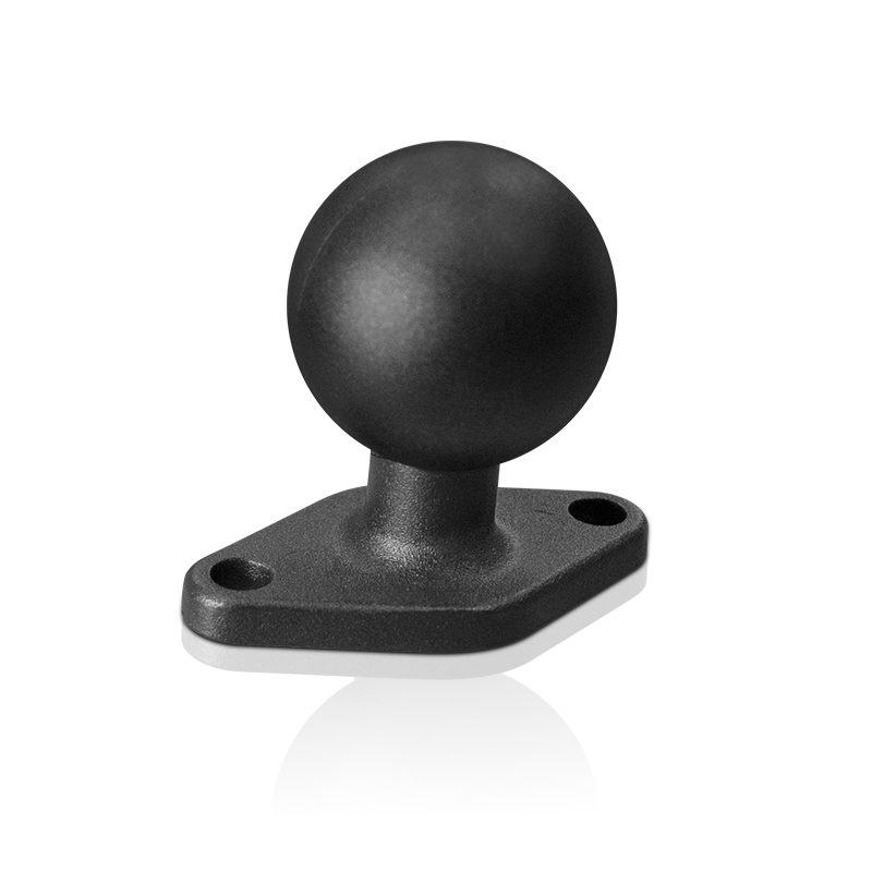 Грузоперевозки GPS кронштейн алмазной пластины VESA отверстий база 1,5 "шаровой головкой 2,43" x 1,31 "diamond база