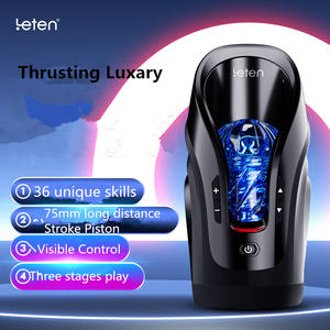 Telescopische Duwende Mannelijke <span class=keywords><strong>Masturbator</strong></span> Cup Zuiger Machine Automatische Vagina Masturbatie Seksspeeltjes Voor Mannen - Product Image 2