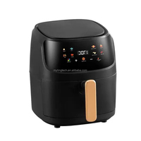 Friteuse à air numérique intelligente 6L sans huile, appareil électroménager professionnel multifonctionnel pour la cuisine