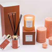 Diffuseur de bougie naturelle, huiles parfumées, vente en gros, 50 pièces, cadeau de mariage à domicile
