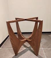 Jambe en bois massif de noyer noir pour Table à manger La nouvelle base de Table de Design de mode peut être personnalisée 679*479*562mm