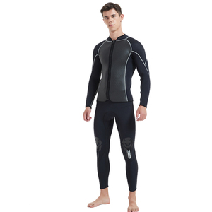 Traje <span class=keywords><strong>DE</strong></span> BUCEO <span class=keywords><strong>DE</strong></span> 3MM Top negro, diseño grueso dividido en relieve grueso, resistente al frío y cálido, protección <span class=keywords><strong>para</strong></span> surf <span class=keywords><strong>de</strong></span> barco <span class=keywords><strong>de</strong></span> motocicleta - Product Image 6