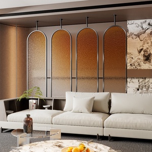 Mampara <span class=keywords><strong>de</strong></span> Vidrio Degradado Arcoíris, Semitransparente, Personalizable |   <span class=keywords><strong>Sala</strong></span> <span class=keywords><strong>de</strong></span> Estar, Oficina, Entrada |   Estilo Minimalista Moderno - Product Image 3