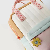 Sacs d'école matelassés carrés personnalisés pour garçons et filles, en duvet, souples, confortables et de grande capacité, pour étudiants et femmes - Vente en gros
