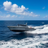 Bateau de patrouille et de sauvetage Grandsea de 18 m en aluminium à moteur hors-bord à vendre