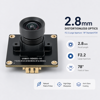 Module de caméra USB 2MP 1080P 60fps GC2093 1/2.9" 78 °   Carte UVC HDR pour objectif de scanner de codes-barres d'inspection industrielle