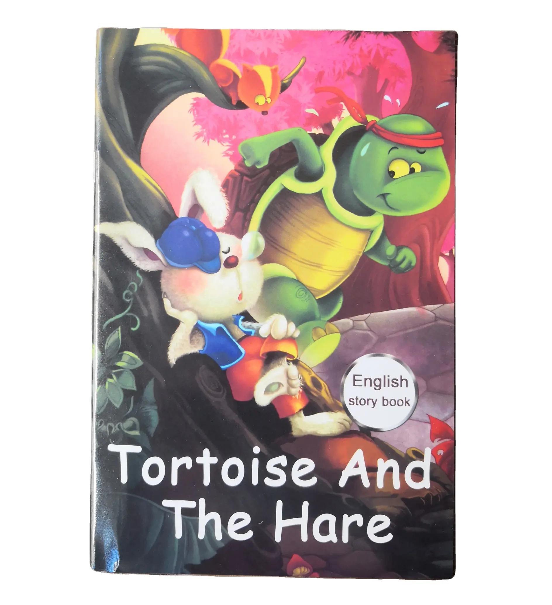 Libro de cuentos de alta calidad con impresión para niños, libro de diseño de dibujos animados famosos, grabable, familia, juguete corto en inglés, 2023