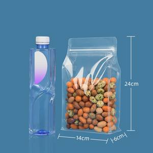 Bolsa transparente personalizada de calidad alimentaria para galletas, con cierre hermético, para dulces, frutos secos y otros productos de repostería. - Product Image 3