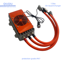 Chargeur de batterie lithium 48V entièrement scellé, étanche IP67, efficacité 93%, faible bruit 45dB, refroidissement par air pour