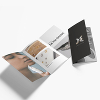 Impresión de Folletos Trípticos A4 Personalizados para Menús de Restaurantes y Marketing de Productos - Impresión Digital, Papel Recubierto, Laminación de Película