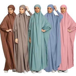 Ethnic prayer Dubai robe Kimono Muslim turban <b>dress</b> Islamic clothing traditional ethnic clothing - Product Image 4