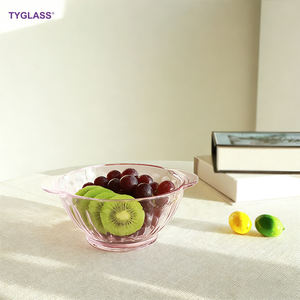 Set di Ciotole per Insalata in Vetro Borosilicato Design Nordico Ecologico Personalizzato Lavabile in Lavastoviglie e Microonde per Casa e Matrimoni - Product Image 6