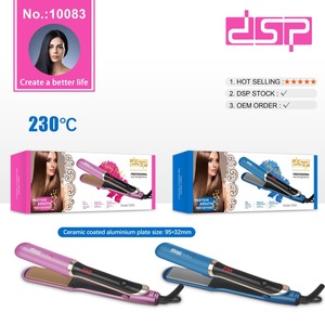 Plancha de pelo profesional Dsp, rizador de pelo de doble uso 10083, herramienta de peinado portátil para uso en dormitorios - Product Image 5