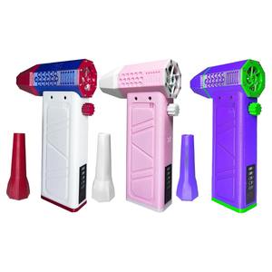 Ventilador de Mano con Motor sin Escobillas de 140000 RPM, Ventilador de Conducto Turbo Jet, Soplador de Aire Portátil de 52 M/S, Carga Tipo-C con Pantalla de Energía - Product Image 1