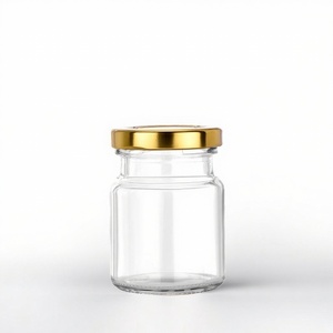 Hũ thủy tinh đựng thực phẩm, mật ong, mứt, hình tròn, trong suốt, có nắp, bán buôn, tùy chỉnh, dung tích 53/85/155/170/210/230/250/330/550ml - Product Image 4