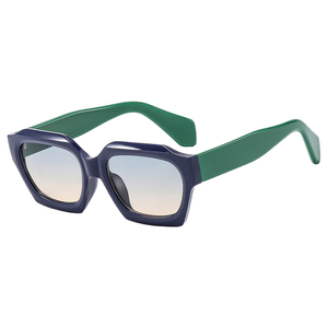 2024 European American Style Gold <b>Sunglasses</b> New Trend Ins Fashion Modern Street Photography Polygonal Irregular Personality - Product Image 5