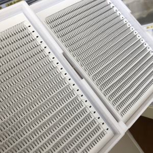 Ventilateur personnalisé fait à la main XL grand plateau 20 rangées de ventilateurs préfabriqués 0.10mm noir foncé tige courte 2D 3D 4D 5D ventilateurs préfabriqués - Product Image 2