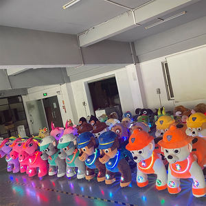 Juguete Montable Divertido con Forma de Animal, Funciona con Pilas, con Sistema de Monedas y Música, Hecho de Felpa para Niños, Disponible en el Centro Comercial Ijn - Product Image 3