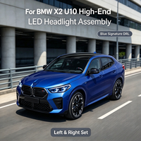 Ensemble de phares LED pour BMW X2 U10, version haute, avec feux de jour (DRL) et clignotants dynamiques, phare avant, mise à niveau complète