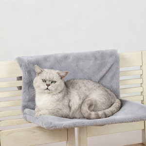 Cat Hammock Winter Double-Layer Cat <b>Bed</b> with Fleece Lining Hanging Swing Suction Cup Hanging <b>Nest</b> Pet Supplies Warm - Product Image 1