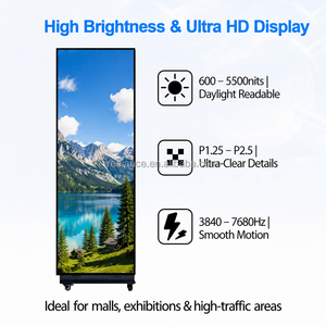 Pantalla LED Digital para Exteriores P2.5, Pantalla Comercial para Ventanas, 5000 Nits, HDR10, a Todo Color, Resistente al Agua, Pantalla Publicitaria para Cadenas de Minoristas - Product Image 6