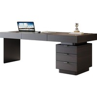 Meubles de bureau commerciaux, bureau de direction ergonomique moderne modulaire, armoire de rangement détachable, base en métal durable pour les cadres