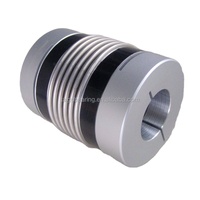 Couplage à soufflet en alliage d'aluminium durable modèle XF6-16-4/5 pour transmission à couple élevé et contrôle du mouvement