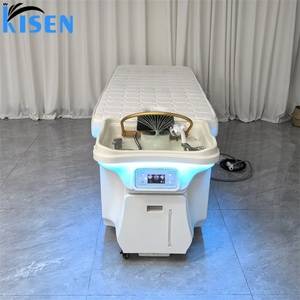 Kisen Good Design Lit de lavage de cheveux avec bac de spa pour la tête, portable et amovible, unité Zen-flow sans tuyauterie pour salon - Product Image 2