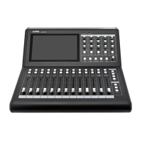 Console de mixage audio numérique professionnelle 18 canaux avec écran tactile, WiFi, télécommande, DSP, enregistrement USB pour système de conférence