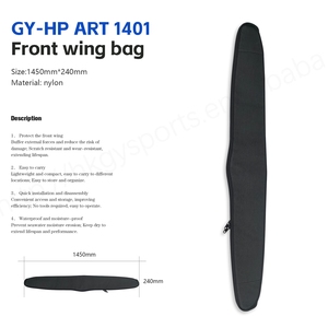 Sacs de protection pour hydrofoil avant et arrière, multi-tailles, noirs, personnalisés, imperméables, anti-corrosion, anti-impact, en nylon et aluminium, pour le surf - Product Image 5