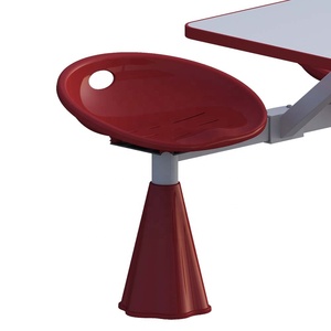 Mesa de comedor <span class=keywords><strong>para</strong></span> estudiantes personalizable <span class=keywords><strong>para</strong></span> 4 personas con sillas a juego <span class=keywords><strong>para</strong></span> varias cafeterías de instituciones educativas - Product Image 3