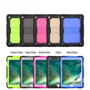 เคสแท็บเล็ตแบบใส 3 ชั้น ป้องกันการกระแทก สำหรับ iPad 9.7  วัสดุซิลิโคน+PC แข็งแรงทนทาน - Product Image 6