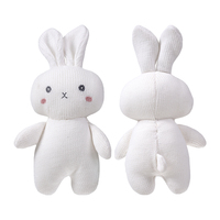 En gros Tricoté Mignon Bébé Confort Poupée Lapin Crochet Animaux Jouets À La Main Amigurumi Lapin En Peluche Jouets