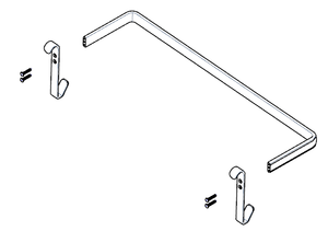 <span class=keywords><strong>Rail</strong></span> porte-serviettes simple moderne avec crochet facile à <span class=keywords><strong>accrocher</strong></span> <span class=keywords><strong>pour</strong></span> la plupart des chauffe-serviettes <span class=keywords><strong>pour</strong></span> la maison et la cuisine - Product Image 6