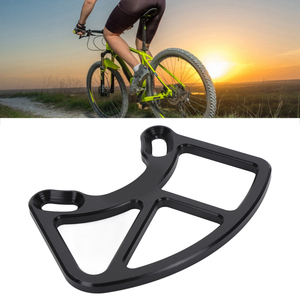 Protection de chaîne de vélo en alliage d'aluminium pour <span class=keywords><strong>VTT</strong></span>, compatible ISCG05 ISCG 03, pour plateaux 22T-46T, noir - Product Image 2