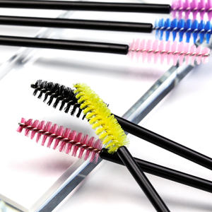 Одноразовые ресниц изготовленным на заказ логосом палочки микро-щетка для ресниц блеск аппликатор розовый туши для ресниц - Product Image 2