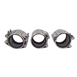 Acoplamiento de Reparación de Accesorios de Tubería de Acero Inoxidable 304/316 de Alta Presión a Prueba de Fugas con Acabado Galvanizado Liso - Product Image 2