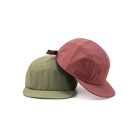 Gorra deportiva de nailon reciclado de cinco paneles al por mayor, gorra Snapback de secado rápido para acampar y correr, de moda para escenas al aire libre, uso veraniego