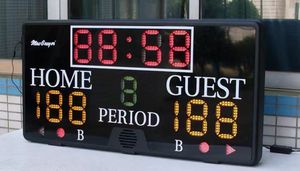 <span class=keywords><strong>RYK</strong></span> LED tableau de bord électronique 4 'X 2' intérieur extérieur montage mural basket-ball volley-ball Football minuterie produit équipement de cour - Product Image 4