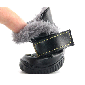 Super chaud 4 pièces/ensemble bottes d'hiver <span class=keywords><strong>pour</strong></span> chien XS XXL chaussures antidérapantes en coton <span class=keywords><strong>pour</strong></span> animaux de compagnie <span class=keywords><strong>pour</strong></span> petits chiens produit imperméable <span class=keywords><strong>pour</strong></span> <span class=keywords><strong>Chihuahua</strong></span> - Product Image 6