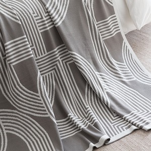 DaiRui <strong>Custom</strong> Knitted Woven <strong>Soft</strong> <strong>Sublimation</strong> Throw <strong>Blanket</strong> for Sofa Baby Bed Wearable Wool Knit Cover - Product Image 6