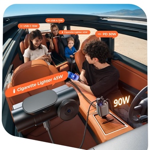 LISEN, recién llegado, adaptador divisor de encendedor de cigarrillos dual con cargador de coche retráctil de 90W <span class=keywords><strong>para</strong></span> iPhone, Samsung, <span class=keywords><strong>iPad</strong></span>, <span class=keywords><strong>AirPods</strong></span> - Product Image 5