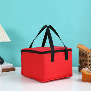 Bolsa de almuerzo no tejida personalizada con ventana de PVC papel de aluminio pastel térmico para cerveza y alimentos logotipo personalizado portátil y aislado - Product Image 3