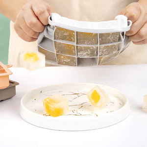 เครื่องทำน้ำแข็ง15ช่องแม่พิมพ์<span class=keywords><strong>ทำ</strong></span>น้ำแข็งซิลิโคนทรงสี่เหลี่ยมปล่อยง่ายถาดน้ำแข็งวิสกี้ - Product Image 5