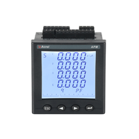 Acrel Apm800/Mlog Pantalla LCD Red Medidor de potencia multifunción Medidor de energía con tarjeta SD Descargue los datos almacenados en Excel