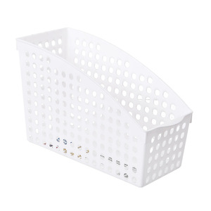 Office desktop storage holder file stationery storage box plastic Non-toxic a4 inclined finishing storage basket