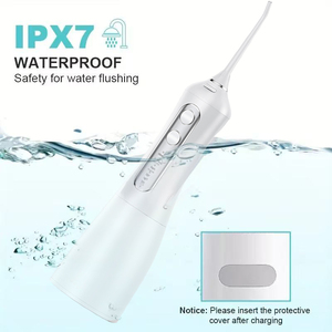IP67 Waterproof Sonic <strong>Toothbrush</strong> with <strong>Water</strong> <strong>Jet</strong> Combo Set-Portable Teeth Whitening &amp; Cleaning Oral Care for Home Use - Product Image 4