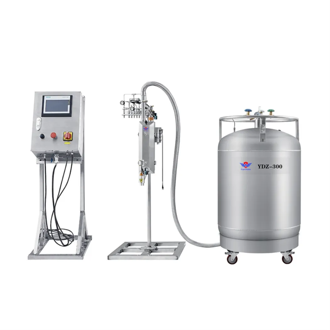 중국 LN2 투약 시스템 16000Bph 정밀 제어 액체 질소 충전 장비 가격