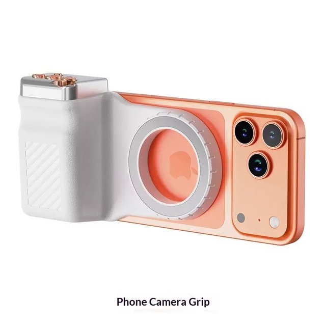 Martian Magnetic Phone Grip for Ergonomics Phone Remote Shutter Handle Portable Holder for Photography ABS Plastic for Action